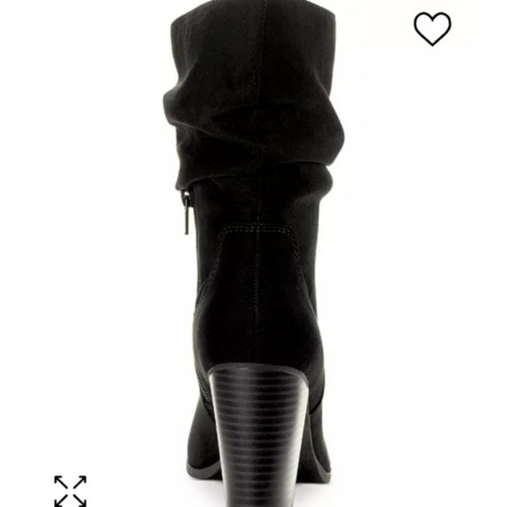 Style & Co Saraa Slouch Mid-shaft Boots Black -11 - Picture 3 of 5